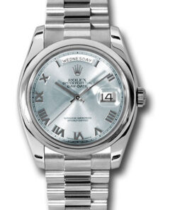 Đồng hồ Rolex 118206 glarp - Day-Date 36 Platinum - Domed Bezel - PresidentĐồng hồ Rolex 118206 glarp - Day-Date 36 Platinum - Domed Bezel - President