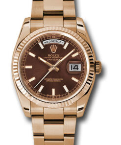 Đồng hồ Rolex 118235 choio - Day-Date 36 Pink Gold - Fluted Bezel - OysterĐồng hồ Rolex 118235 choio - Day-Date 36 Pink Gold - Fluted Bezel - Oyster