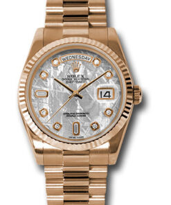 Đồng hồ Rolex 118235 mtdp - Day-Date 36 Pink Gold - Fluted Bezel - PresidentĐồng hồ Rolex 118235 mtdp - Day-Date 36 Pink Gold - Fluted Bezel - President