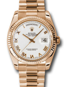 Đồng hồ Rolex 118235 wrp - Day-Date 36 Pink Gold - Fluted Bezel - PresidentĐồng hồ Rolex 118235 wrp - Day-Date 36 Pink Gold - Fluted Bezel - President