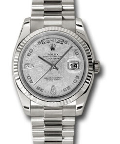 Đồng hồ Rolex 118239 mtadp - Day-Date 36 White Gold - Fluted Bezel - PresidentĐồng hồ Rolex 118239 mtadp - Day-Date 36 White Gold - Fluted Bezel - President