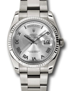 Đồng hồ Rolex 118239 rro - Day-Date 36 White Gold - Fluted Bezel - OysterĐồng hồ Rolex 118239 rro - Day-Date 36 White Gold - Fluted Bezel - Oyster
