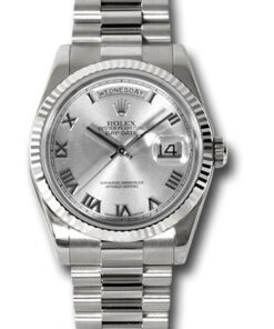 Đồng hồ Rolex 118239 rrp - Day-Date 36 White Gold - Fluted Bezel - PresidentĐồng hồ Rolex 118239 rrp - Day-Date 36 White Gold - Fluted Bezel - President
