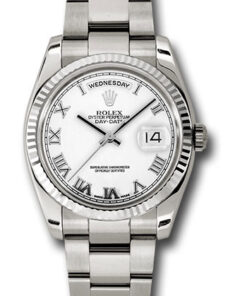 Đồng hồ Rolex 118239 wro - Day-Date 36 White Gold - Fluted Bezel - OysterĐồng hồ Rolex 118239 wro - Day-Date 36 White Gold - Fluted Bezel - Oyster