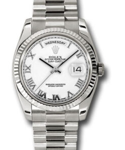 Đồng hồ Rolex 118239 wrp - Day-Date 36 White Gold - Fluted Bezel - PresidentĐồng hồ Rolex 118239 wrp - Day-Date 36 White Gold - Fluted Bezel - President