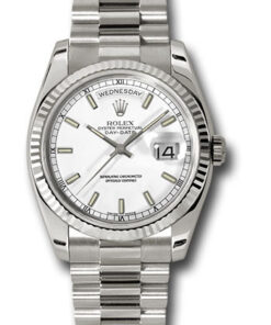 Đồng hồ Rolex 118239 wsp - Day-Date 36 White Gold - Fluted Bezel - PresidentĐồng hồ Rolex 118239 wsp - Day-Date 36 White Gold - Fluted Bezel - President