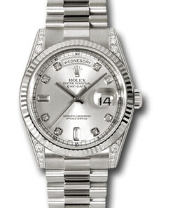 Đồng hồ Rolex 118339 sdp - Day-Date 36 White Gold - Fluted Bezel - Dia Lugs - PresidentĐồng hồ Rolex 118339 sdp - Day-Date 36 White Gold - Fluted Bezel - Dia Lugs - President