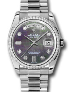 Đồng hồ Rolex 118346 dkmdp - Day-Date 36 Platinum - Dia Bezel - PresidentĐồng hồ Rolex 118346 dkmdp - Day-Date 36 Platinum - Dia Bezel - President