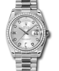 Đồng hồ Rolex 118346 sdp - Day-Date 36 Platinum - Dia Bezel - PresidentĐồng hồ Rolex 118346 sdp - Day-Date 36 Platinum - Dia Bezel - President