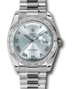 Đồng hồ Rolex 118366 glarp - Day-Date 36 Platinum - Dia Bezel - PresidentĐồng hồ Rolex 118366 glarp - Day-Date 36 Platinum - Dia Bezel - President