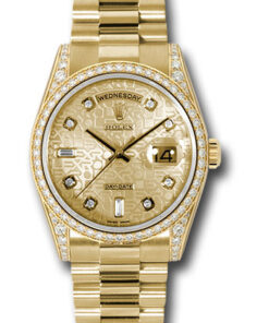 Đồng hồ Rolex 118388 chjdp - Day-Date 36 Yellow Gold - 52 Dia Bezel - Dia Lugs - PresidentĐồng hồ Rolex 118388 chjdp - Day-Date 36 Yellow Gold - 52 Dia Bezel - Dia Lugs - President