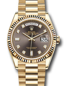 Đồng hồ Rolex 128238 dkgdp - Day-Date 36 Yellow Gold - Fluted Bezel - PresidentĐồng hồ Rolex 128238 dkgdp - Day-Date 36 Yellow Gold - Fluted Bezel - President