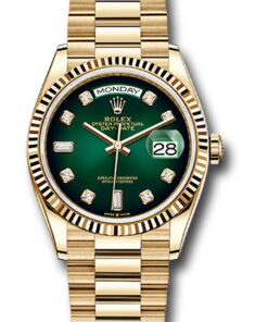 Đồng hồ Rolex 128238 godp - Day-Date 36 Yellow Gold - Fluted Bezel - PresidentĐồng hồ Rolex 128238 godp - Day-Date 36 Yellow Gold - Fluted Bezel - President