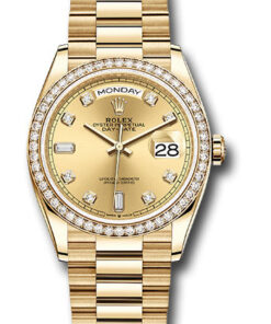 Đồng hồ Rolex 128348RBR chdp - Day-Date 36 Yellow Gold - 52 Dia Bezel - PresidentĐồng hồ Rolex 128348RBR chdp - Day-Date 36 Yellow Gold - 52 Dia Bezel - President