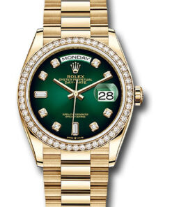 Đồng hồ Rolex 128348RBR godp - Day-Date 36 Yellow Gold - 52 Dia Bezel - PresidentĐồng hồ Rolex 128348RBR godp - Day-Date 36 Yellow Gold - 52 Dia Bezel - President