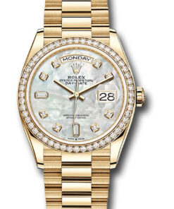 Đồng hồ Rolex 128348RBR mdp - Day-Date 36 Yellow Gold - 52 Dia Bezel - PresidentĐồng hồ Rolex 128348RBR mdp - Day-Date 36 Yellow Gold - 52 Dia Bezel - President