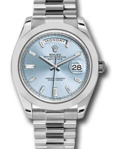 Đồng hồ Rolex 228206 ibbdp - Day-Date 40 PlatinumĐồng hồ Rolex 228206 ibbdp - Day-Date 40 Platinum