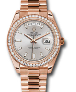 Đồng hồ Rolex 228345RBR sdbdp - Day-Date 40 Everose Gold - Diamond BezelĐồng hồ Rolex 228345RBR sdbdp - Day-Date 40 Everose Gold - Diamond Bezel