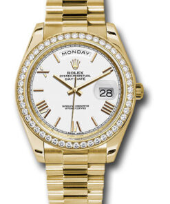 Đồng hồ Rolex 228348RBR wrp Day-Date 40 Yellow Gold - Diamond BezelĐồng hồ Rolex 228348RBR wrp Day-Date 40 Yellow Gold - Diamond Bezel