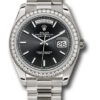Đồng hồ Rolex 228349RBR bkip - Day-Date 40 White Gold - Diamond Bezel 1 228349RBRbkip