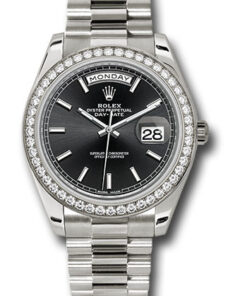 Đồng hồ Rolex 228349RBR bkip - Day-Date 40 White Gold - Diamond BezelĐồng hồ Rolex 228349RBR bkip - Day-Date 40 White Gold - Diamond Bezel