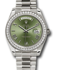 Đồng hồ Rolex 228349RBR ogrp - Day-Date 40 White Gold - Diamond BezelĐồng hồ Rolex 228349RBR ogrp - Day-Date 40 White Gold - Diamond Bezel