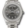Đồng hồ Rolex 228349RBR rsmip - Day-Date 40 White Gold - Diamond Bezel 1 228349RBRrsmip