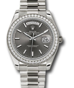 Đồng hồ Rolex 228349RBR rsmip - Day-Date 40 White Gold - Diamond BezelĐồng hồ Rolex 228349RBR rsmip - Day-Date 40 White Gold - Diamond Bezel