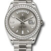 Đồng hồ Rolex 228349RBR sbdp - Day-Date 40 White Gold - Diamond Bezel 1 228349RBRsbdp