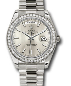 Đồng hồ Rolex 228349RBR ssmip - Day-Date 40 White Gold - Diamond BezelĐồng hồ Rolex 228349RBR ssmip - Day-Date 40 White Gold - Diamond Bezel