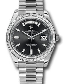 Đồng hồ Rolex 228396TBR bkbdp  - Day-Date 40 Platinum - Diamond BezelĐồng hồ Rolex 228396TBR bkbdp  - Day-Date 40 Platinum - Diamond Bezel