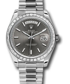 Đồng hồ Rolex 228396TBR drsmip  - Day-Date 40 Platinum - Diamond BezelĐồng hồ Rolex 228396TBR drsmip  - Day-Date 40 Platinum - Diamond Bezel