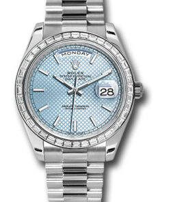 Đồng hồ Rolex 228396TBR ibdmip  - Day-Date 40 Platinum - Diamond BezelĐồng hồ Rolex 228396TBR ibdmip  - Day-Date 40 Platinum - Diamond Bezel