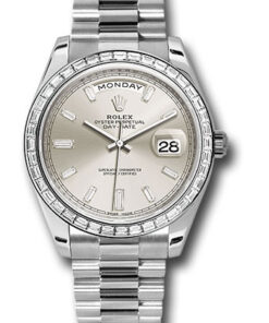 Đồng hồ Rolex 228396TBR sbdp  - Day-Date 40 Platinum - Diamond BezelĐồng hồ Rolex 228396TBR sbdp  - Day-Date 40 Platinum - Diamond Bezel