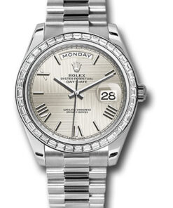 Đồng hồ Rolex 228396TBR sqmrp  - Day-Date 40 Platinum - Diamond BezelĐồng hồ Rolex 228396TBR sqmrp  - Day-Date 40 Platinum - Diamond Bezel