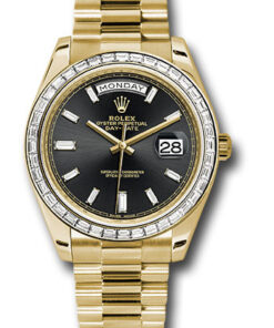 Đồng hồ Rolex 228398TBR bkbdp - Day-Date 40 Yellow Gold - Baguette Diamond BezelĐồng hồ Rolex 228398TBR bkbdp - Day-Date 40 Yellow Gold - Baguette Diamond Bezel