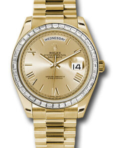 Đồng hồ Rolex 228398TBR chrp - Day-Date 40 Yellow Gold - Baguette Diamond BezelĐồng hồ Rolex 228398TBR chrp - Day-Date 40 Yellow Gold - Baguette Diamond Bezel