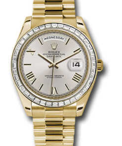 Đồng hồ Rolex 228398TBR sdrp - Day-Date 40 Yellow Gold - Baguette Diamond BezelĐồng hồ Rolex 228398TBR sdrp - Day-Date 40 Yellow Gold - Baguette Diamond Bezel