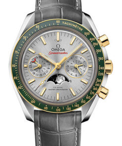 Đồng hồ Omega 304.23.44.52.06.001 - Speedmaster Moonphase Chronograph 44.25 mm - Stainless Steel and Yellow GoldĐồng hồ Omega 304.23.44.52.06.001 - Speedmaster Moonphase Chronograph 44.25 mm - Stainless Steel and Yellow Gold