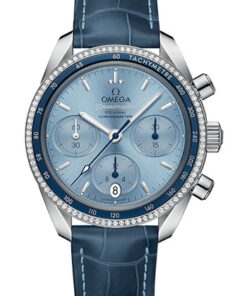 Đồng hồ Omega 324.38.38.50.03.001 - Speedmaster Chronograph 38 mm - Stainless Steel - Diamond BezelĐồng hồ Omega 324.38.38.50.03.001 - Speedmaster Chronograph 38 mm - Stainless Steel - Diamond Bezel