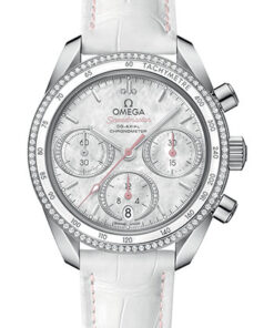 Đồng hồ Omega 324.38.38.50.55.001 - Speedmaster Chronograph 38 mm - Stainless Steel - Diamond BezelĐồng hồ Omega 324.38.38.50.55.001 - Speedmaster Chronograph 38 mm - Stainless Steel - Diamond Bezel