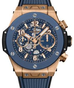 Đồng Hồ Hublot 441.OL.5181.RX - Big Bang 42mm Unico King Gold BlueĐồng Hồ Hublot 441.OL.5181.RX - Big Bang 42mm Unico King Gold Blue