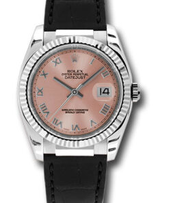 Đồng Hồ Rolex 116139 prb - Datejust 36 White Gold - Fluted Bezel - LeatherĐồng Hồ Rolex 116139 prb - Datejust 36 White Gold - Fluted Bezel - Leather