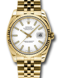 Đồng Hồ Rolex 116238 wsj - Datejust 36 Yellow Gold - Fluted Bezel - JubileeĐồng Hồ Rolex 116238 wsj - Datejust 36 Yellow Gold - Fluted Bezel - Jubilee