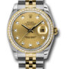 Đồng Hồ Rolex 116243 chdj - Datejust 36 Steel and Yellow Gold - Diamond Bezel - JubileeĐồng Hồ Rolex 116243 chdj - Datejust 36 Steel and Yellow Gold - Diamond Bezel - Jubilee