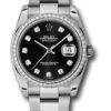 Đồng Hồ Rolex 116244 bkdo - Datejust 36 Steel and White Gold - Diamond Bezel - Oyster 2 116244bkdo 1