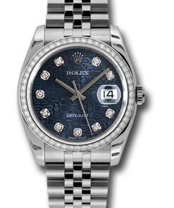 Đồng Hồ Rolex 116244 bljdj - Datejust 36 Steel and White Gold - Diamond Bezel - JubileeĐồng Hồ Rolex 116244 bljdj - Datejust 36 Steel and White Gold - Diamond Bezel - Jubilee