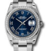 Đồng Hồ Rolex 116244 blro - Datejust 36 Steel and White Gold - Diamond Bezel - Oyster 1 116244blro 1
