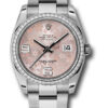Đồng Hồ Rolex 116244 pfao - Datejust 36 Steel and White Gold - Diamond Bezel - Oyster 2 116244pfao 1