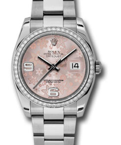 Đồng Hồ Rolex 116244  pfao - Datejust 36 Steel and White Gold - Diamond Bezel - OysterĐồng Hồ Rolex 116244  pfao - Datejust 36 Steel and White Gold - Diamond Bezel - Oyster